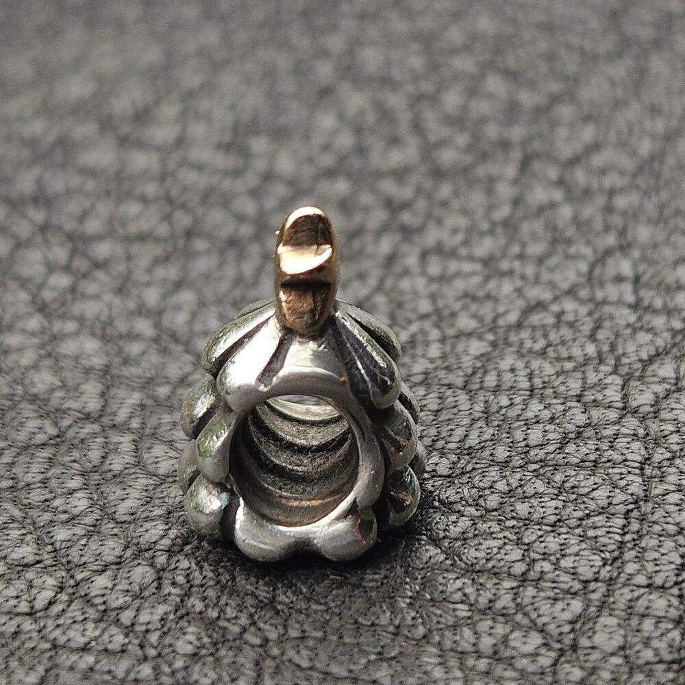 Pandora Sterling Christmas Tree Charm with 14K Gold Star (Retired) - Picture 3 of 6